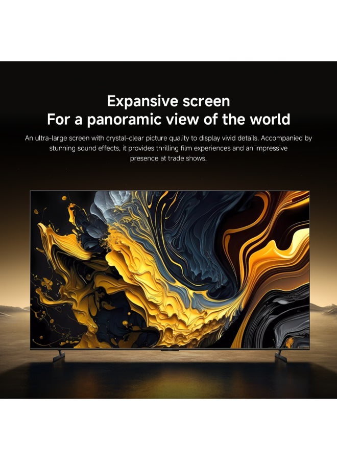 Xiaomi TV Max 85 2025 | Ultra-large 4K display | Quantum Dot display | 144Hz Refresh Rate | Dolby Vision, Dolby Atmos | AI processor, Google TV L85MA-MAXME Black - Image 3