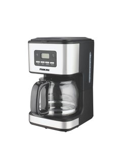 Nikai 900 Watts Coffee Maker, Digital Display, 1.5 Liter Capacity Glass Jug, 4 Functional Buttons, Boil Dry Protection, 30 Sec. Anti Drip Function, NCM2120DSX 1.5 L 900 W NCM2120DSX Black - pnsku/N70122656V/45/_/1732181119/66ed1303-a71e-4128-af88-5a834a1cdb26