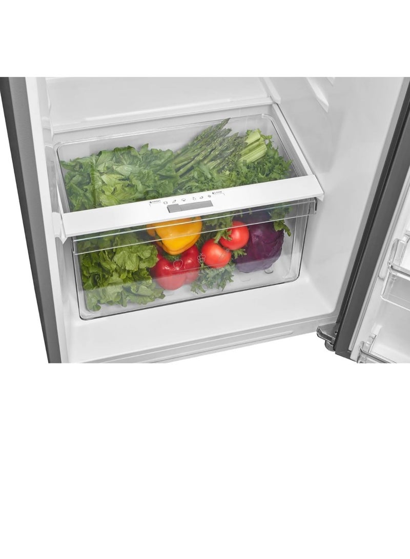 مديا Fridge With Top Freezer 338 Liter Tropical Compressor Multi Air Flow Active C Fresh Filter MDRT489MTN46 Silver - Image 3