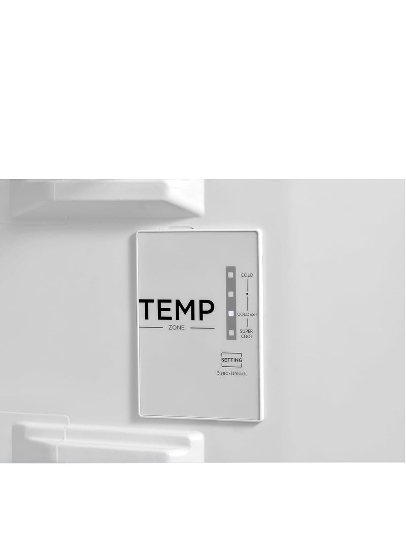 Midea - Fridge With Top Freezer 411 Liter Tropical Compressor Multi Air Flow Active C Fresh Filter MDRT580MTN46 Silver - Image 1