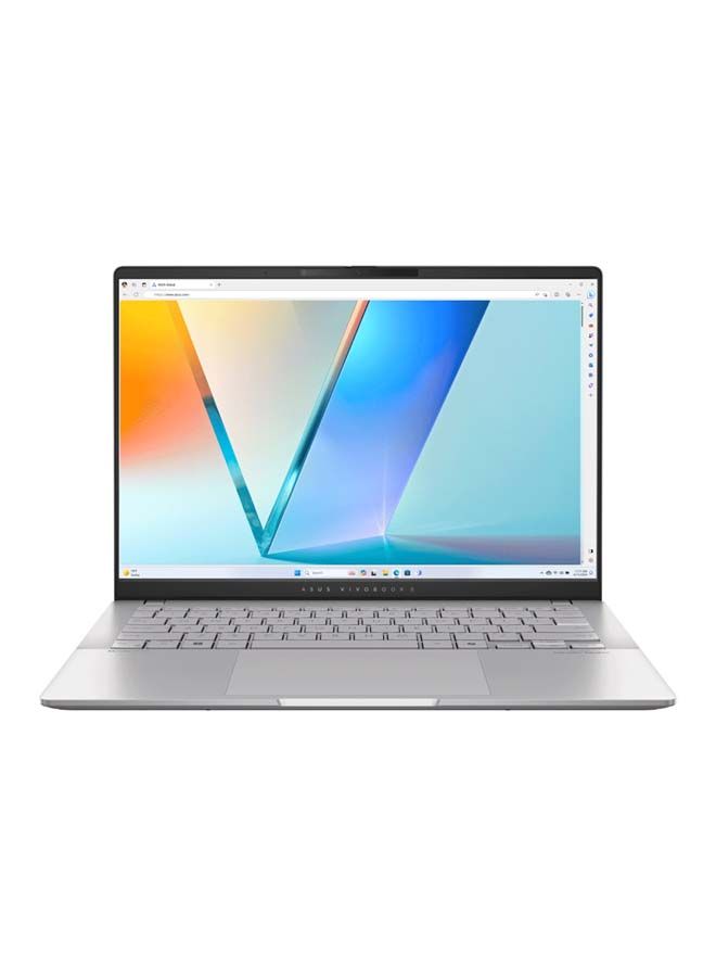 ASUS Vivobook S14 Laptop With 14 Inch/16 Gb Ram/512 Gb Ssd/English/Arabic Cool Silver English/Arabic Cool Silver  - Image 1