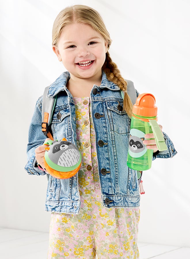 Skip Hop Baby Zoo Straw Bottle - Racoon  - Image 4