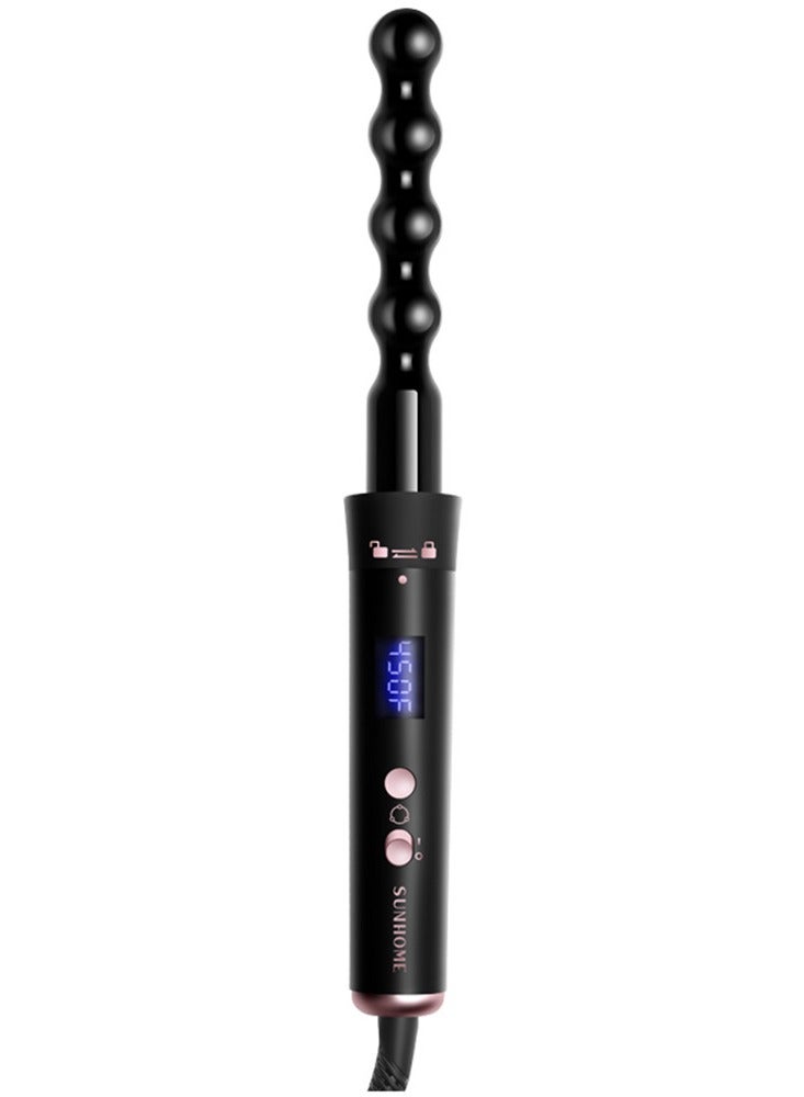 Curling Wand Set, 3 in 1 Hair Curler with 3 Interchangeable Curling Wand Ceramic Barrel(15-32mm), with LED Temperature Adjustment and Heat Up, Hair Curler Include Heat Resistant Glove Black-1 - pnsku/N70122714V/45/_/1729658799/c2ac1c97-d985-448d-abc5-452e7a5e0d42