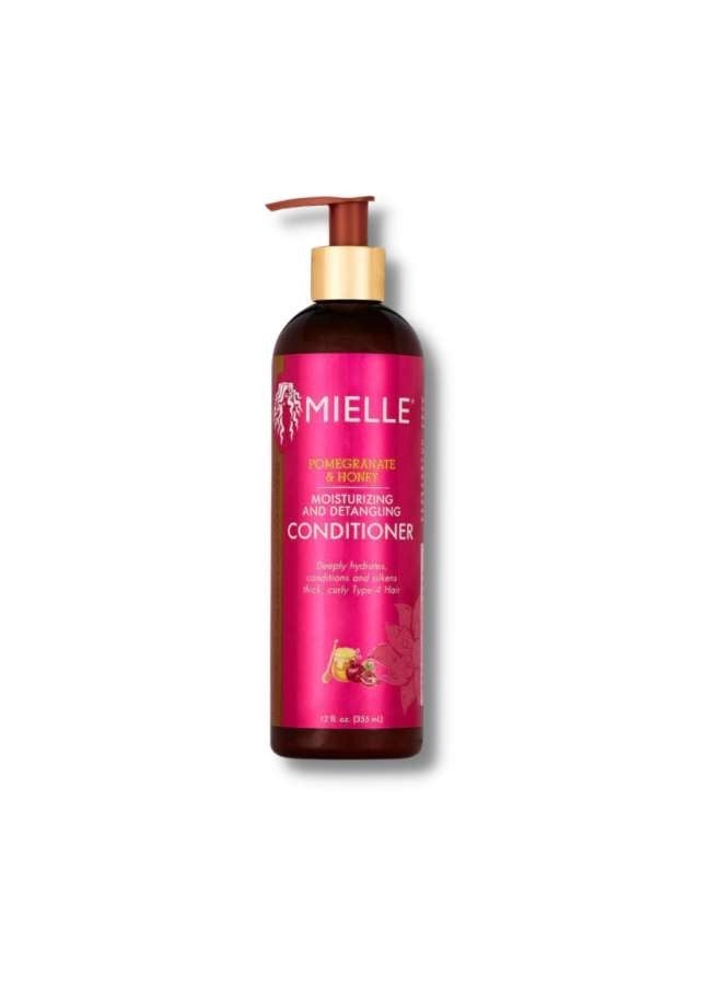 MIELLE Pomegranate And Honey Moisturizing And Detangling Conditioner For Type 4 Hair, 12 Ounces  - Image 1