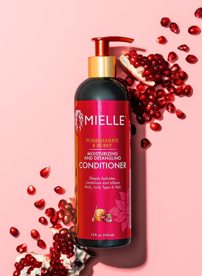 MIELLE Pomegranate And Honey Moisturizing And Detangling Conditioner For Type 4 Hair, 12 Ounces  - Image 5