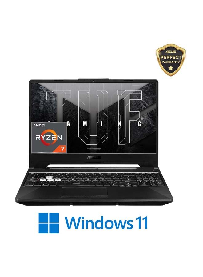 ASUS Tuf Gaming A15 Laptop With 15.6 Inch/8 Gb Ram/512 Gb Ssd/Geforce Rtx 2050/English/Arabic Graphite Black English/Arabic Graphite Black  - Image 1