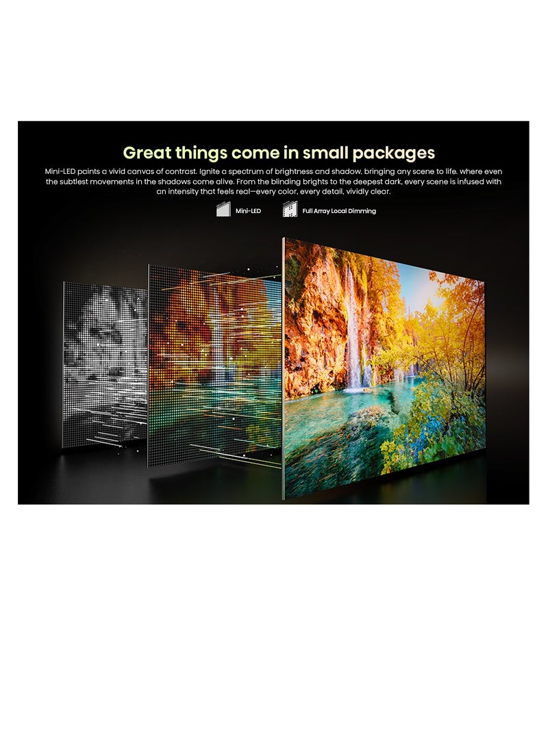 Hisense 65 Inch, Ultra HD 4K, Mini LED, Smart TV, 60HZ, (2024) - 65U6N PRO Black  - Image 2