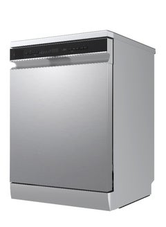 Midea Dishwasher Ion Dishfresh 14 Place 9 programs Smart Home Auto door Open Filter MDWEF1433D(SS)-WI-EG Silver  - Image 1