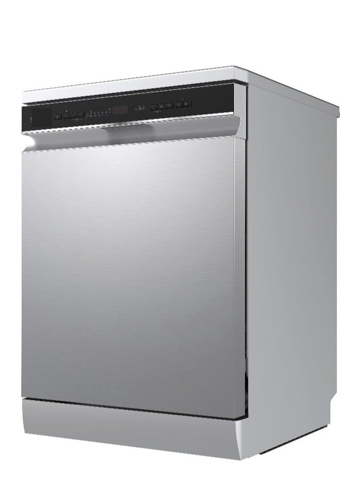 مديا Dishwasher Ion Dishfresh 14 Place 9 programs Smart Home Auto door Open Filter MDWEF1433D(SS)-WI-EG Silver  - Image 1