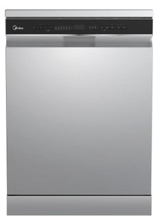 Midea Dishwasher Ion Dishfresh 14 Place 9 programs Smart Home Auto door Open Filter MDWEF1433D(SS)-WI-EG Silver  - Image 4