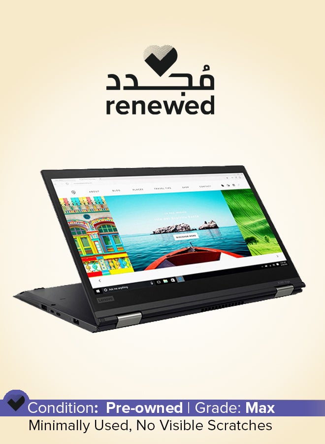 Lenovo Renewed - ThinkPad X380 Yoga Laptop With 14-Inch FHD Touch Display,Core i5-8350U/8th Gen/16GB RAM/512GB SSD/Intel HD Graphics/Windows 11 English Black English Black  - Image 1
