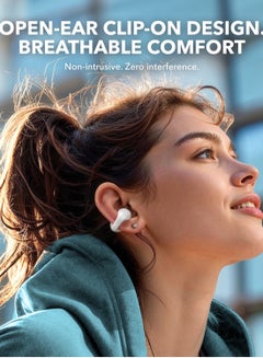 Soundcore Soundcore C30i by Anker, Open-Ear Earbuds, Clip-On Headphones, Lightweight Comfort, Stable Fit, Firm-Shell Design, Attachable Ear Grips, Big Drivers for Clear Audio, 30H Play, IPX4 Water-Resistant white  - Image 5
