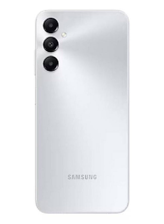 Samsung - Galaxy A05s Silver 128 GB 4G lte With Case Soft TPU Silicone Bumper Corner Full Camera Protection Cover Clear And HD Plus Super Glass Screen Protector Black And Samsung USB-C Wall Charger 25 Watt Black - Image 1