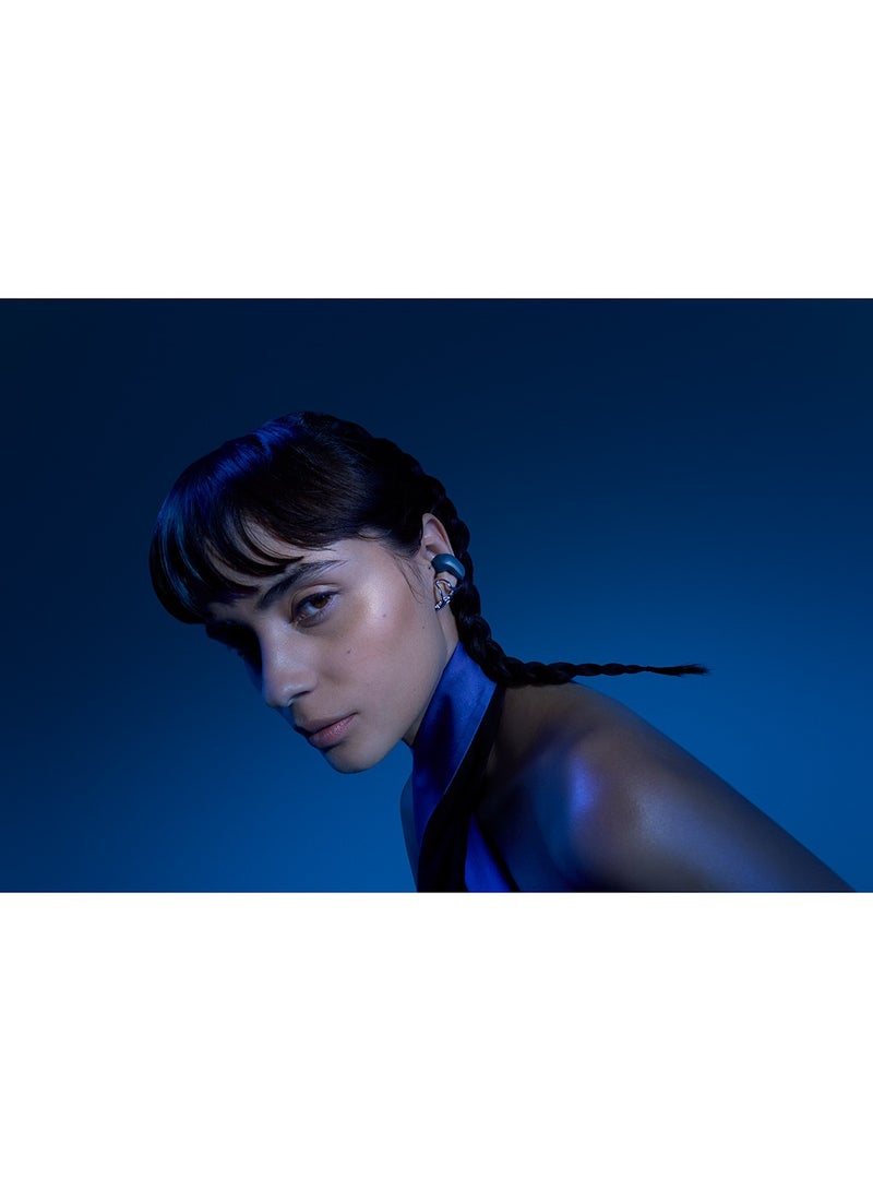 BOSE Ultra Open Earbuds with OpenAudio Technology, Open Ear Wireless Earbuds Lunar Blue - Image 2