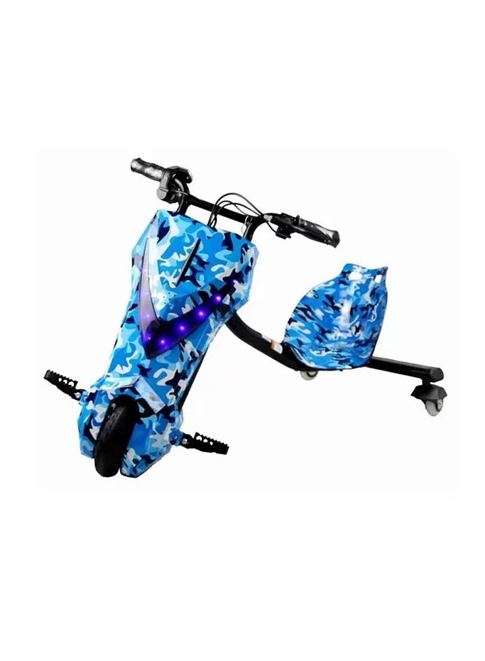 Rockbaby Electric Drifting Scooter 36v With Bluetooth Music And Lights 360 Degree 3 wheel drifting scooter Adjustable Telescopic Length to 100 killogram size large  - Image 1