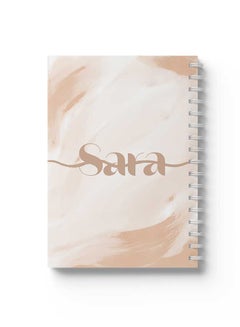 LOWHA Customizable 60 Sheet Spiral Notebook Personalized with Your Name on Brown Hard Paper Cover Brown  - Image 4
