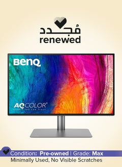 BenQ Renewed - 27-Inch 4K UHD Thunderbolt 3 Monitor For Macbook Dark Grey  - Image 1