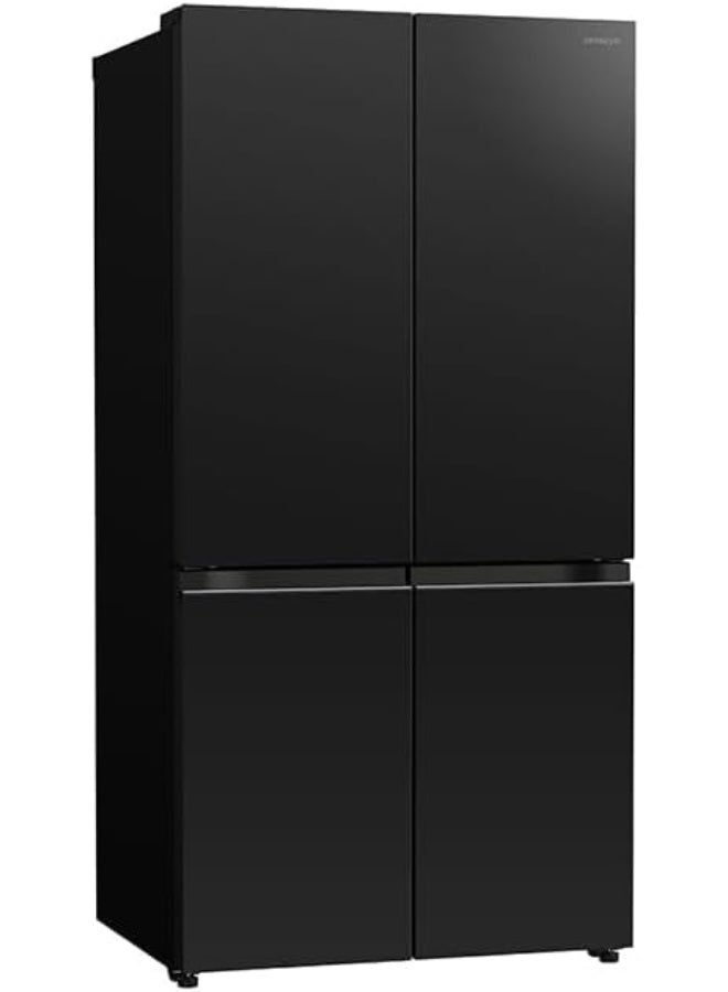 هيتاشي ثلاجة بفريزر سفلي بتحكم عاكس | تبريد مزدوج المروحة | حجرة فراغ | منطقة قابلة للاختيار | فلتر طاقة ثلاثي | حالة محددة | بدون مثبت | وحدة تحكم تعمل باللمس | تحكم مزدوج الاستشعار | تبريد سريع | خزان مياه RWB820VUK2GBK أسود - Image 3
