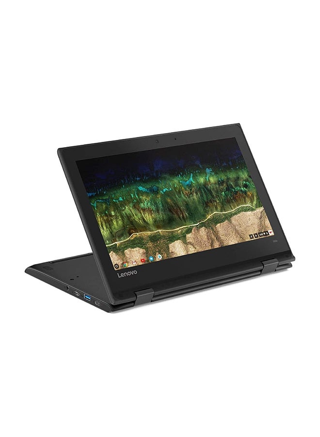Lenovo Renewed - Chromebook 2-in-1 Laptop With 11.6-Inch HD Touch Display,Intel Celeron N3450/4GB RAM/32GB eMMC Drive/Chrome OS English Black  - Image 2