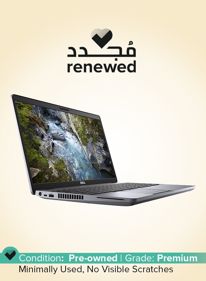 DELL Renewed - Precision 3551 Laptop With 15.6-Inch Display,Intel Core i7 Processor 10th Generation/16GB RAM/512GB SSD/Nvidia Quadro P620 4GB Graphics/Windows 10 Pro English/Arabic Silver - Image 1