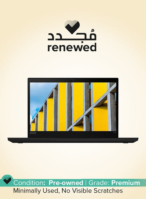 Renewed - Thinkpad T490 Laptop With 14 Inch Display,Intel Core i7-8565U/8GB RAM/256GB SSD/Windows 10 English Graphite