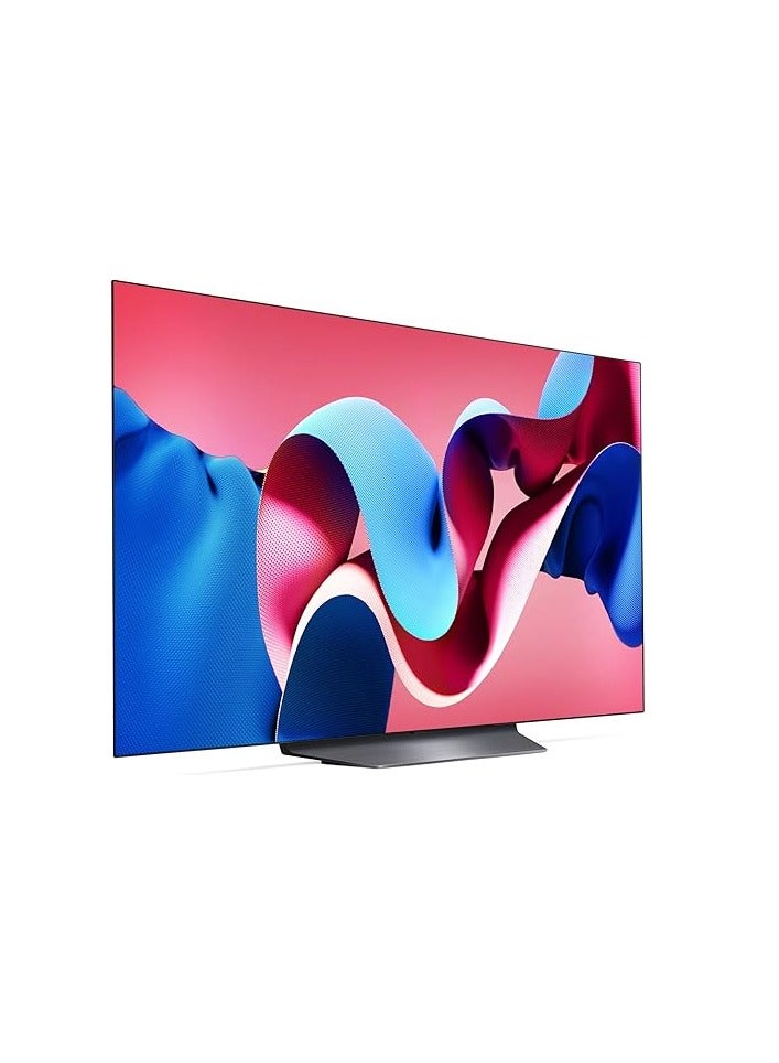 LG - 55 Inch OLED CS4 4K Smart TV AI Magic remote Dolby Vision webOS24 -(2024) OLED55CS4V Black - Image 1