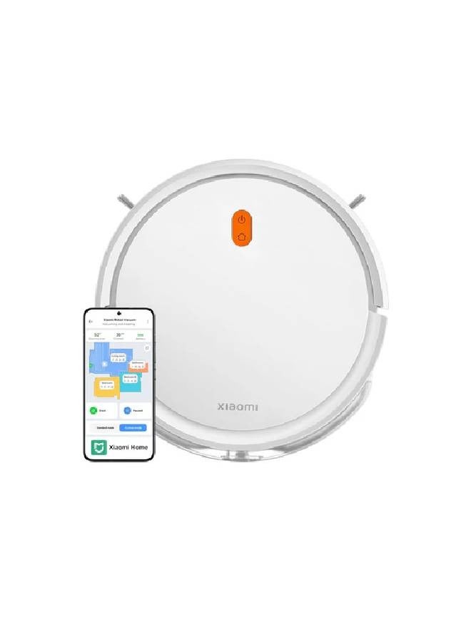 شاومي - Xiaomi Mi Robot Vacuum E5 Wet and Dry Vacuum Cleaner - White 3 kW CDZC108 White - Image 1