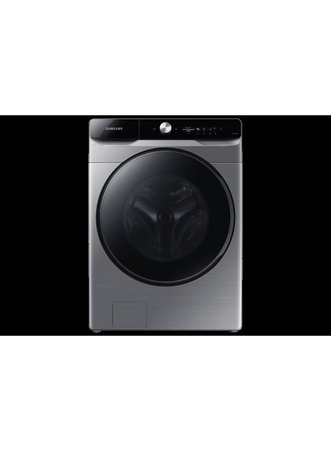 سامسونج غسالة ومجفف ملابس أماميان مدمجان سعة 18/11 كجم مع واي فاي، مصنوعان من الفولاذ المقاوم للصدأ، موديل WD18T6300GP/YL. WD18T6300GP/YL - Image 1