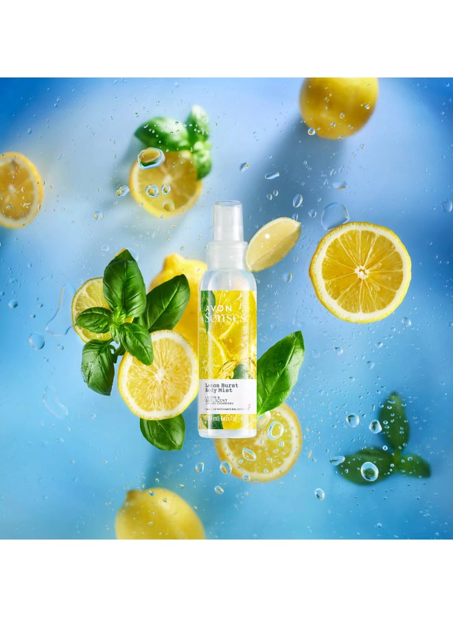 آفون - Senses Lemon Burst Body Mist 100Ml - Image 1