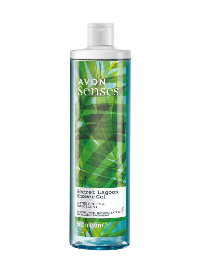 AVON Secret Lagoon Water Fruits And Musk Shower Gel - 500Ml  - Image 1