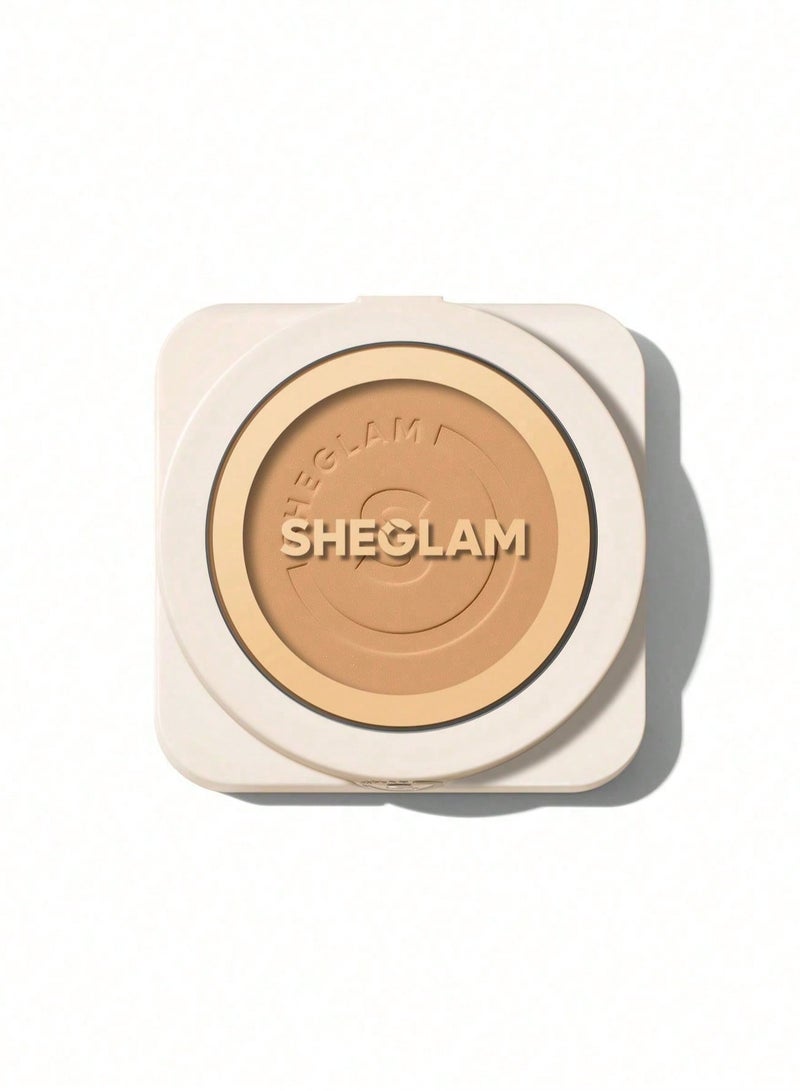شيجلام Skin-Focus High Coverage Powder Foundation Peach  - Image 1