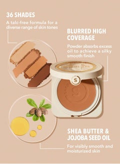 شيجلام Skin-Focus High Coverage Powder Foundation Peach  - Image 3
