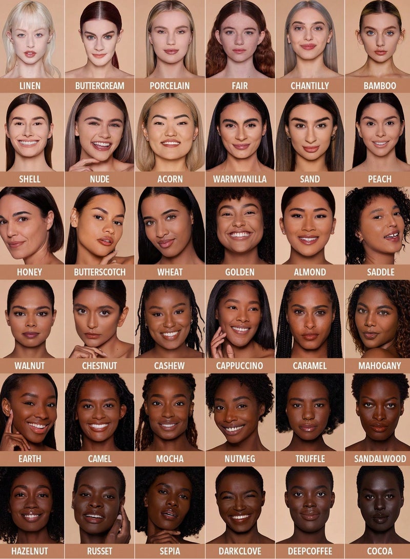 SHEGLAM - Skin-Focus High Coverage Powder Foundation Walnut - Image 1