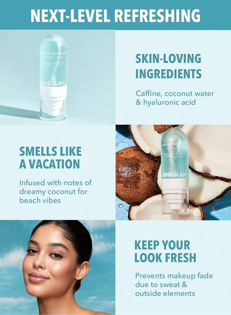 SHEGLAM - Press Refresh Setting Spray Blue - Image 1