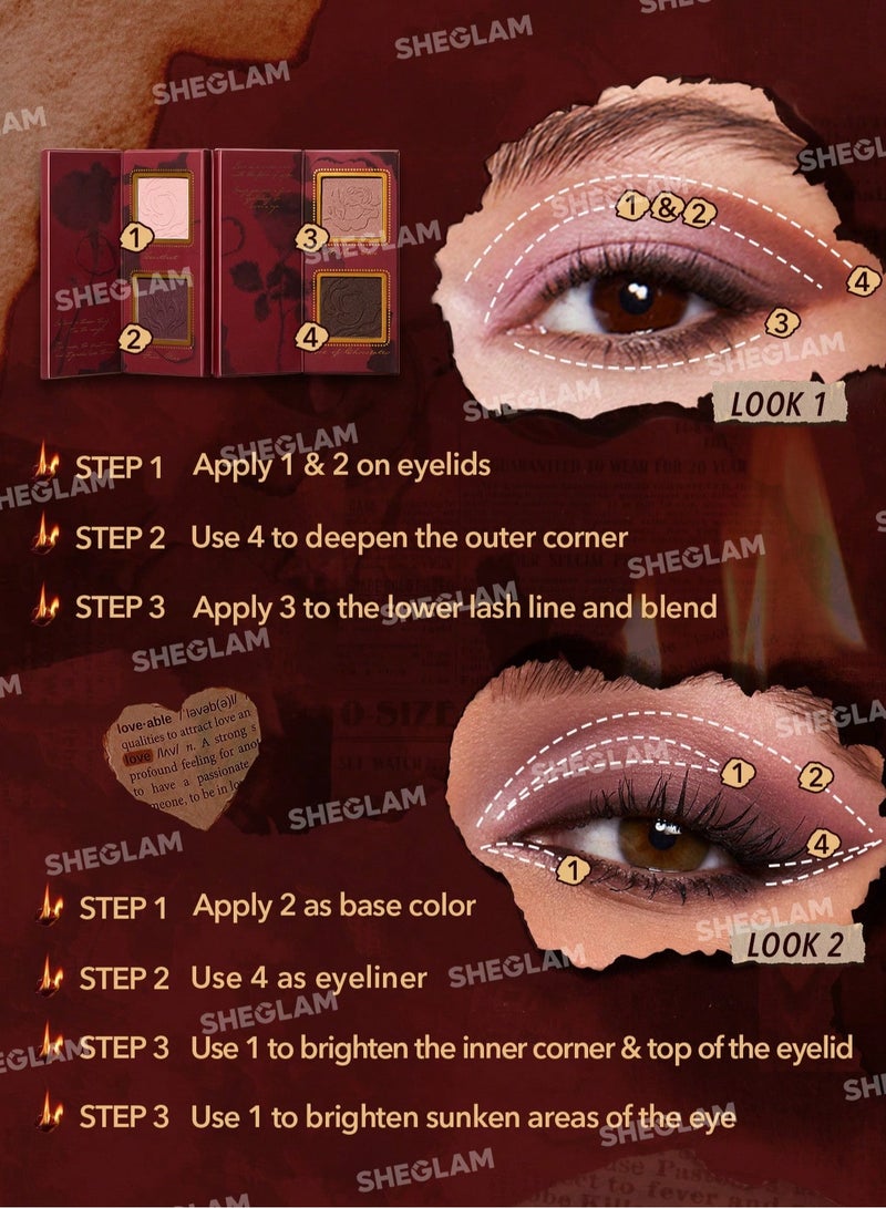 شيجلام Ember Rose Burning Devotion Color Palette Multicolour  - Image 5