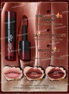 شيجلام Ember Rose Immortal Love Nourishing Lip Gloss Treasure  - Image 5