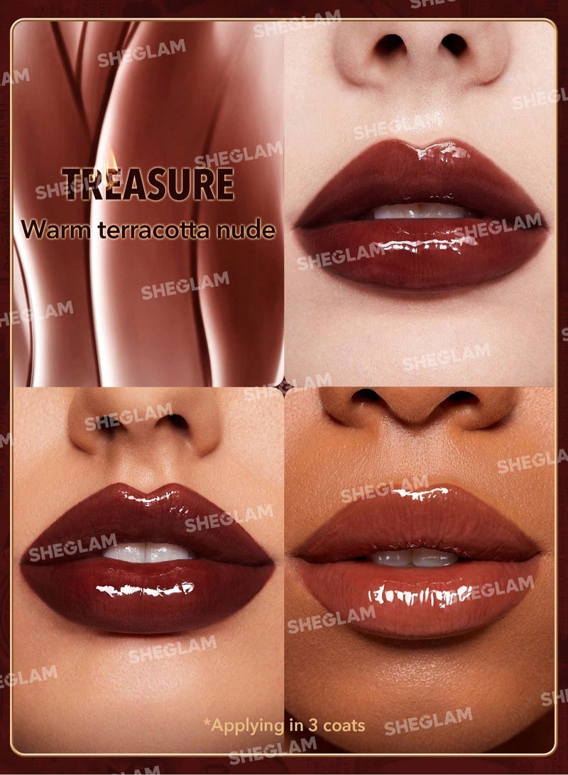 شيجلام Ember Rose Immortal Love Nourishing Lip Gloss Treasure  - Image 3