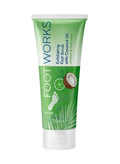 Footworks Coconut And Lime Exfoliating Foot Scrub - 75Ml 75ml