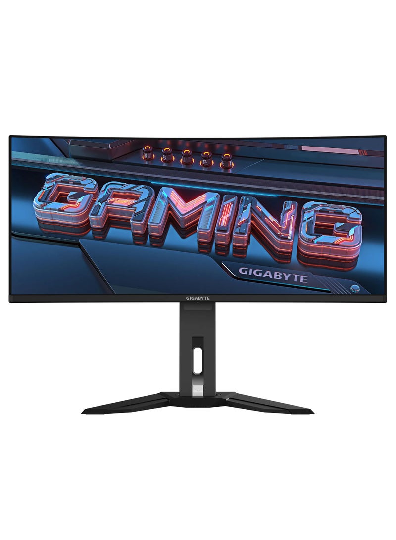 GIGABYTE MO34WQC Gaming Monitor, 34" QD-OLED Display, WQHD Resolution, 175Hz Refresh Rate, 0.03ms (GtG) Response Time, 1.07b Color Display, 1800R Curvature, Tactical Features, Black | MO34WQC-EK Black  - Image 2