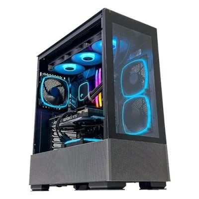 Gaming PC Bundle - ASUS TUF VG279QM1A Gaming Monitor, 27" FHD Fast IPS Display, 280Hz Refresh Rate, 1ms (GtG) Response Time + Intel Core i4-14400F, DDR5 32GB (2*16) 6000MHz Ram, 2TB NVMe M.2 SSD, RTX 4080 Super OC Edition 16GB GDDR6X, 3 Fan AIO Liquid Cooler, 850W PSU, Windows 11 Pro | Wi-Fi Black