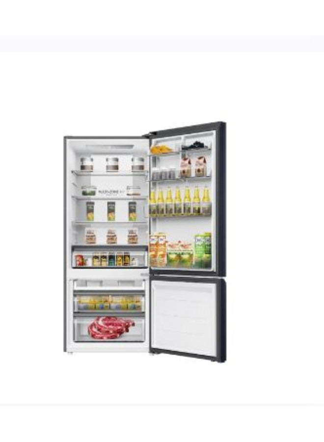 Haier - Combi Refrigerator 433 Liters Inverter Black HRF-460BMBM Combi HRF-460BMBM Black - Image 1