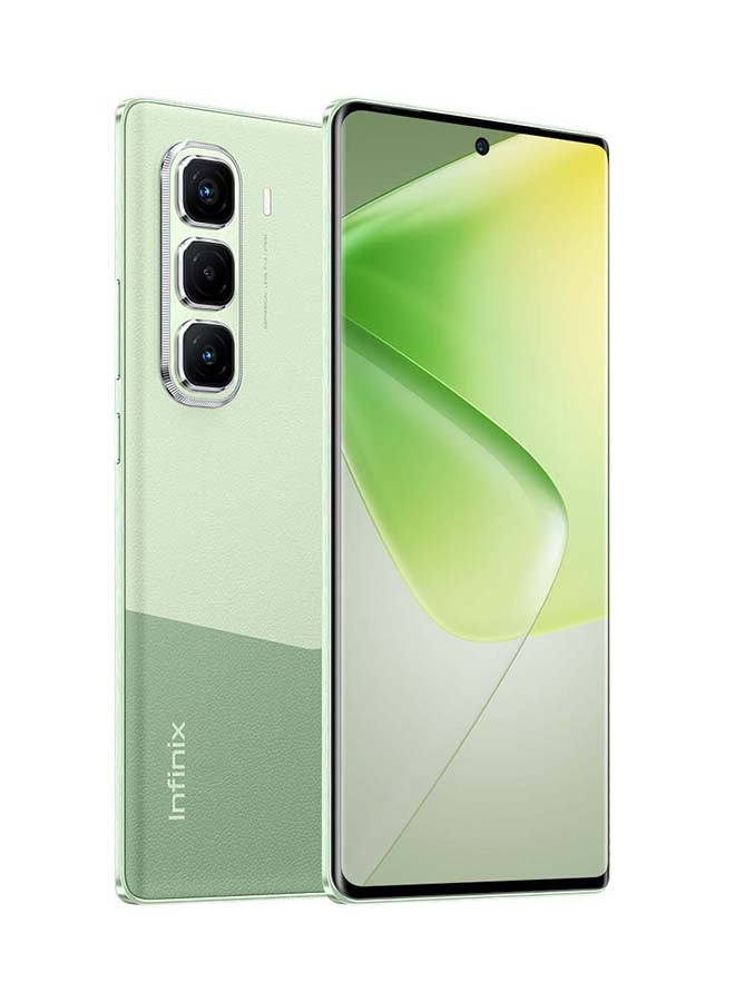 Infinix - Hot 50 Pro+ Dual SIM Aurorra Green 8+8 GB RAM 256GB 4G + Ai Support - Middle East Version - Image 1