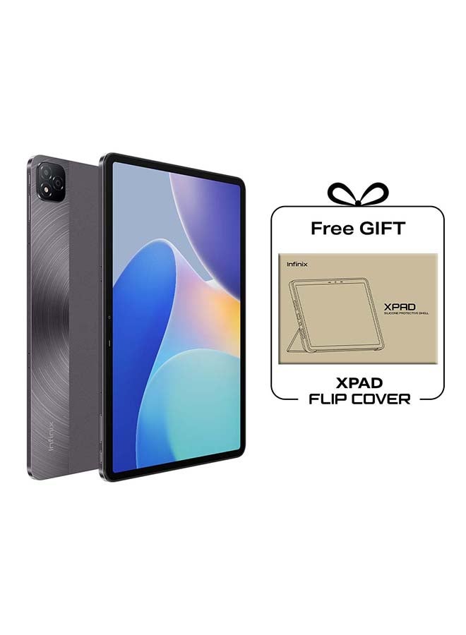 Infinix XPAD 4G Single SIM Stellar Grey 8GB RAM 256GB 4G - Middle East Version With Free Cover  - Image 1