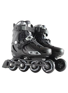 Kidle Kids Adjustable Roller Skates 4 Wheels, 3 Size Adjustable Roller Skates for Boys Girls, Outdoor Fitness Inline Skates for Ages 3-8 or 6-12 Years S(30-33)  - Image 1