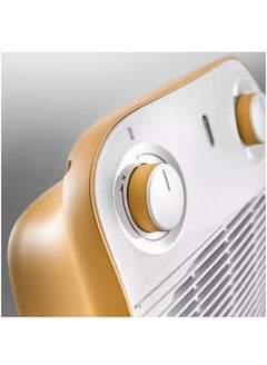 ديلونجي DeLonghi Electric Fan Heater, 2000 Watt, Yellow and White - HFS50B20-YE 2000 W HFS50B20-YE multicolour  - Image 1