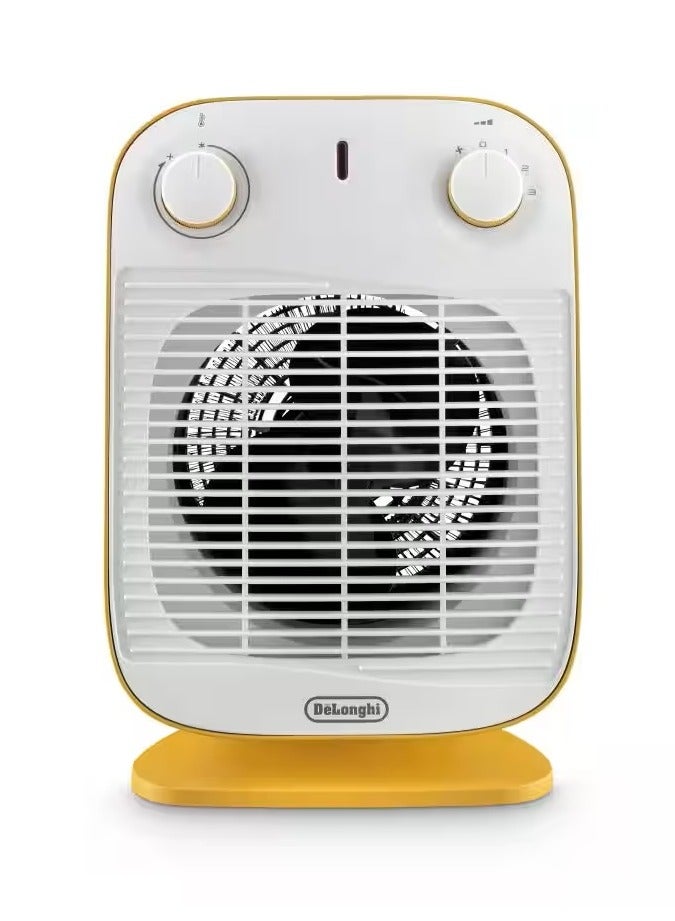 ديلونجي DeLonghi Electric Fan Heater, 2000 Watt, Yellow and White - HFS50B20-YE 2000 W HFS50B20-YE multicolour  - Image 2