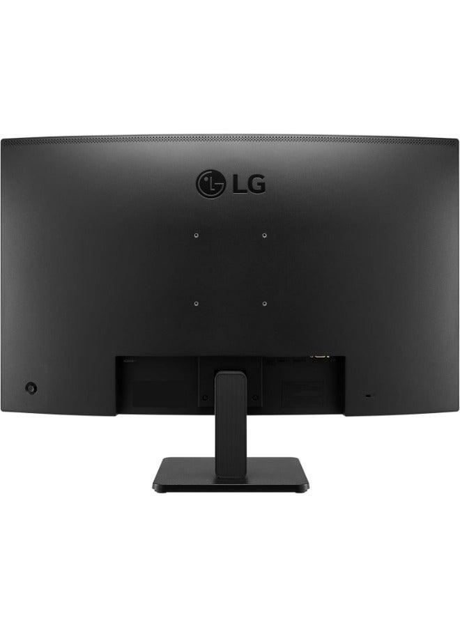 إل جي - 32" Inch Curved Monitor (1920x1080) with HDMI, FHD, 100Hz, AMD FreeSync, OnScreen Control, Dynamic Action Sync, Black Stabilizer, Tilt Stand | ‎32MR50C-B.AUSQ Black - Image 1