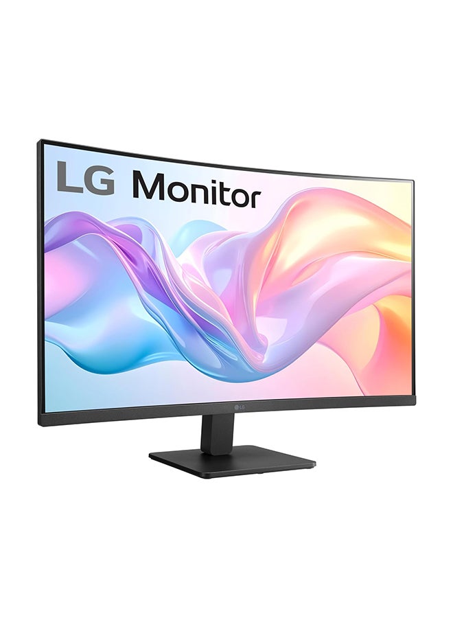 إل جي شاشة منحنية 32 بوصة (32MR50C-B) - دقة FHD (1920x1080)، معدل 100 هرتز، تقنية AMD FreeSync، مثبت أسود، حامل قابل للإمالة - لون أسود - Image 3