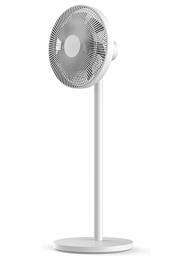 Xiaomi Mi Smart Standing Fan 2, BLDC Motor, Control Via App, Double Blades, Voice Control, Up to 100 Ventilation Levels, Silent Mode, 3 kg 15 W BPLDS02DM White - Image 1