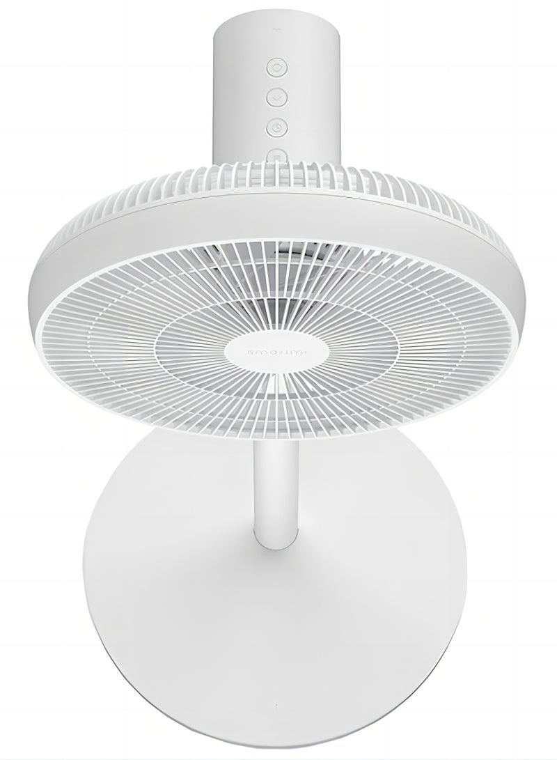 Xiaomi Mi Smart Standing Fan 2, BLDC Motor, Control Via App, Double Blades, Voice Control, Up to 100 Ventilation Levels, Silent Mode, 3 kg 15 W BPLDS02DM White - Image 3
